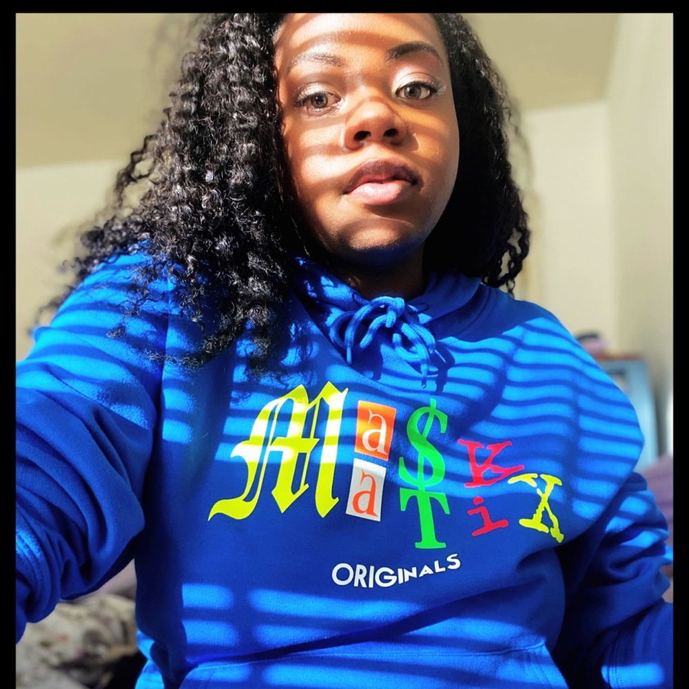 📸NIP BLUE🔵 MASKMATIX HOODIE - Picture 1 of 5